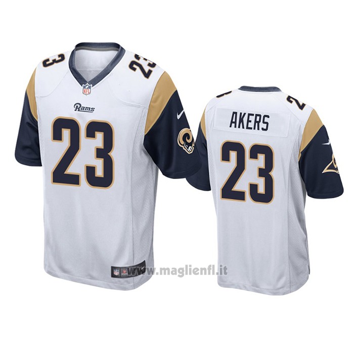 Maglia NFL Game Los Angeles Rams Cam Akers Bianco